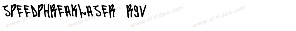 SpeedPhreakLaser-rgv87字体转换
