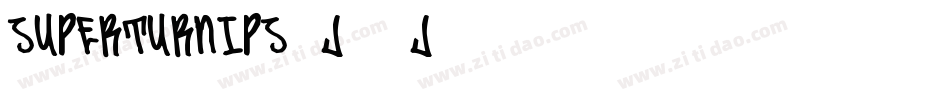 SuperTurnips-J87j字体转换