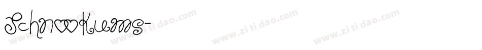 Schnookums字体转换