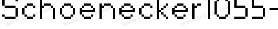 Schoenecker1055字体转换