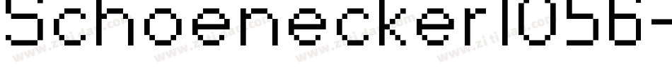 Schoenecker1056字体转换