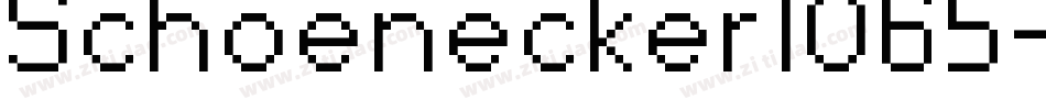 Schoenecker1065字体转换