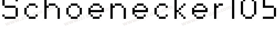 Schoenecker1055字体转换