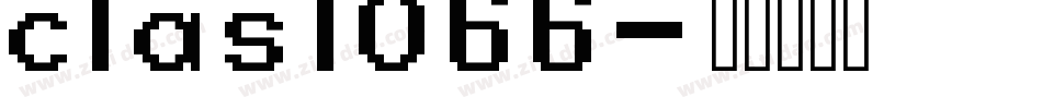 clas1066字体转换