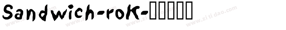 Sandwich-roK字体转换