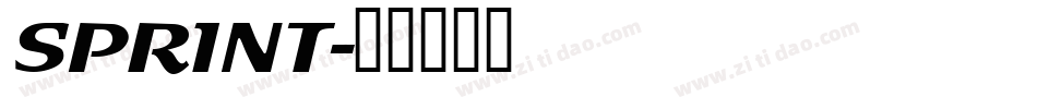 SPRINT字体转换