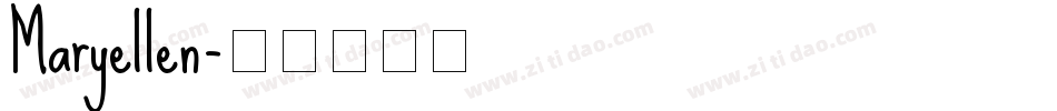 Maryellen字体转换