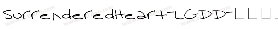SurrenderedHeart-LGDD字体转换