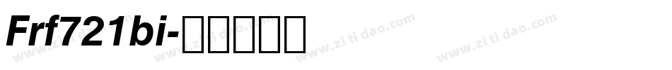 Frf721bi字体转换