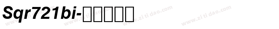 Sqr721bi字体转换