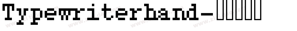 Typewriterhand字体转换