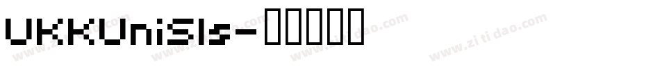 UKKUniSls字体转换