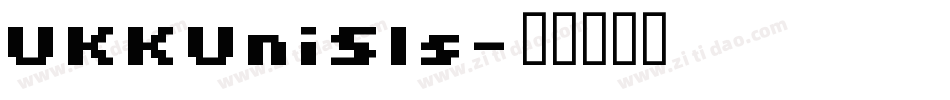 UKKUniSls字体转换