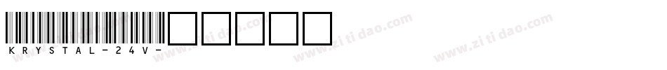 Krystal-24v字体转换