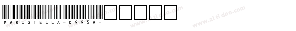 Maristella-d995V字体转换