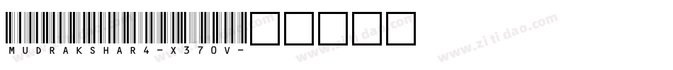 Mudrakshar4-x370V字体转换