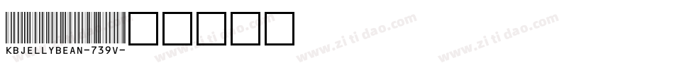 Kbjellybean-739V字体转换