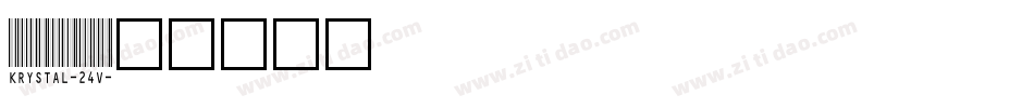 Krystal-24v字体转换