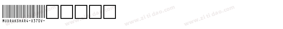 Mudrakshar4-x370V字体转换