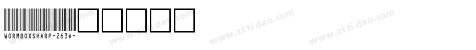 WormboxSharp-263v字体转换