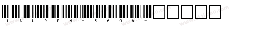 Lauren-560v字体转换