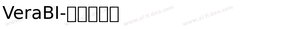 VeraBI字体转换