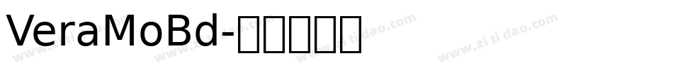 VeraMoBd字体转换