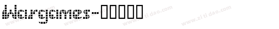Wargames字体转换