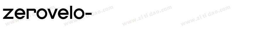 zerovelo字体转换