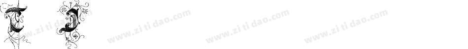 TheodorInitials字体转换