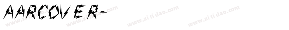 Aarcover字体转换