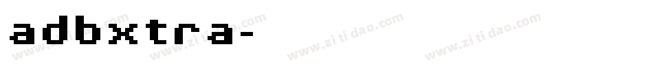 adbxtra字体转换