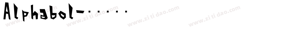 Alphabol字体转换