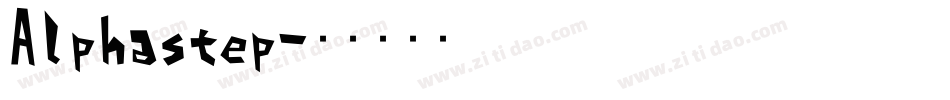 Alphastep字体转换