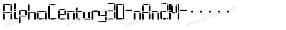 AlphaCentury3D-nRn2M字体转换