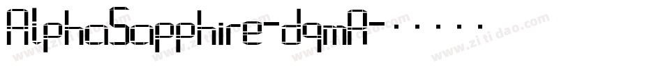 AlphaSapphire-dqmR字体转换