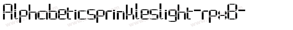 Alphabeticsprinkleslight-rpxB字体转换