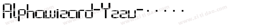 Alphawizard-Yzzv字体转换
