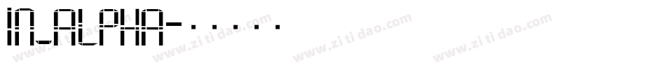 IN_ALPHA字体转换