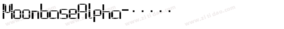 MoonbaseAlpha字体转换