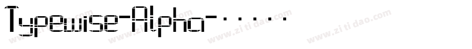 Typewise-Alpha字体转换