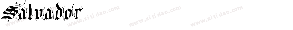 Salvador字体转换