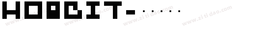 Ho8Bit字体转换