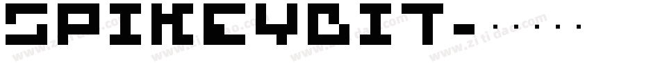 SpikeyBit字体转换