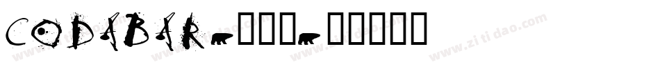codabar1转换器字体转换