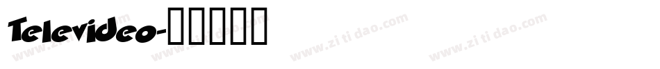 Televideo字体转换