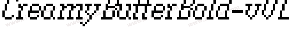 CreamyButterBold-vVDy字体转换