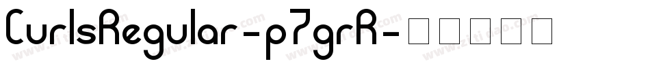 CurlsRegular-p7grR字体转换