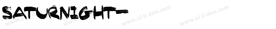 Saturnight字体转换