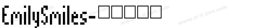 EmilySmiles字体转换